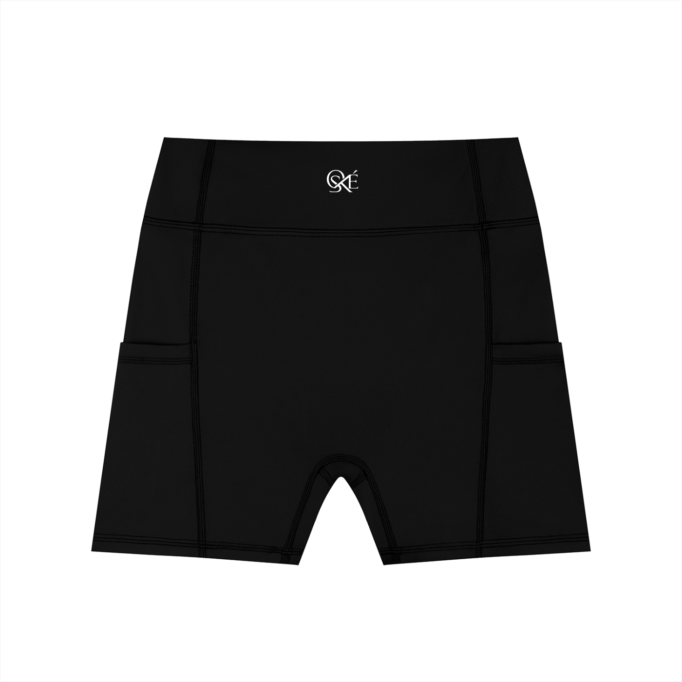 Women's High-Waisted Pocket Biker Shorts